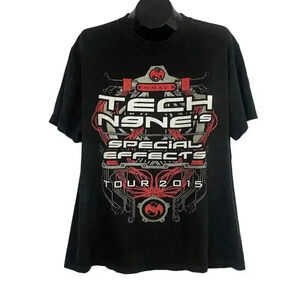 Tech N9ne Special Effects Rap Tour T-Shirt Concert 2015 LARGE Music Authentic